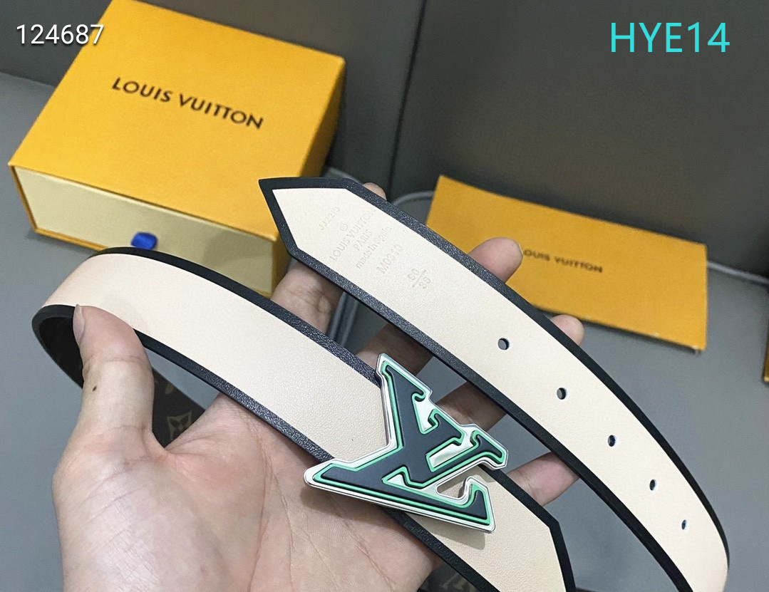 LV belt 34mmX95-125cm XH (90)