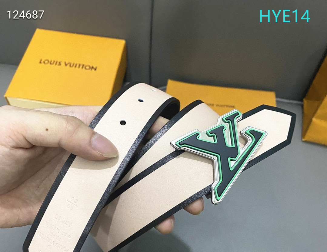 LV belt 34mmX95-125cm XH (91)