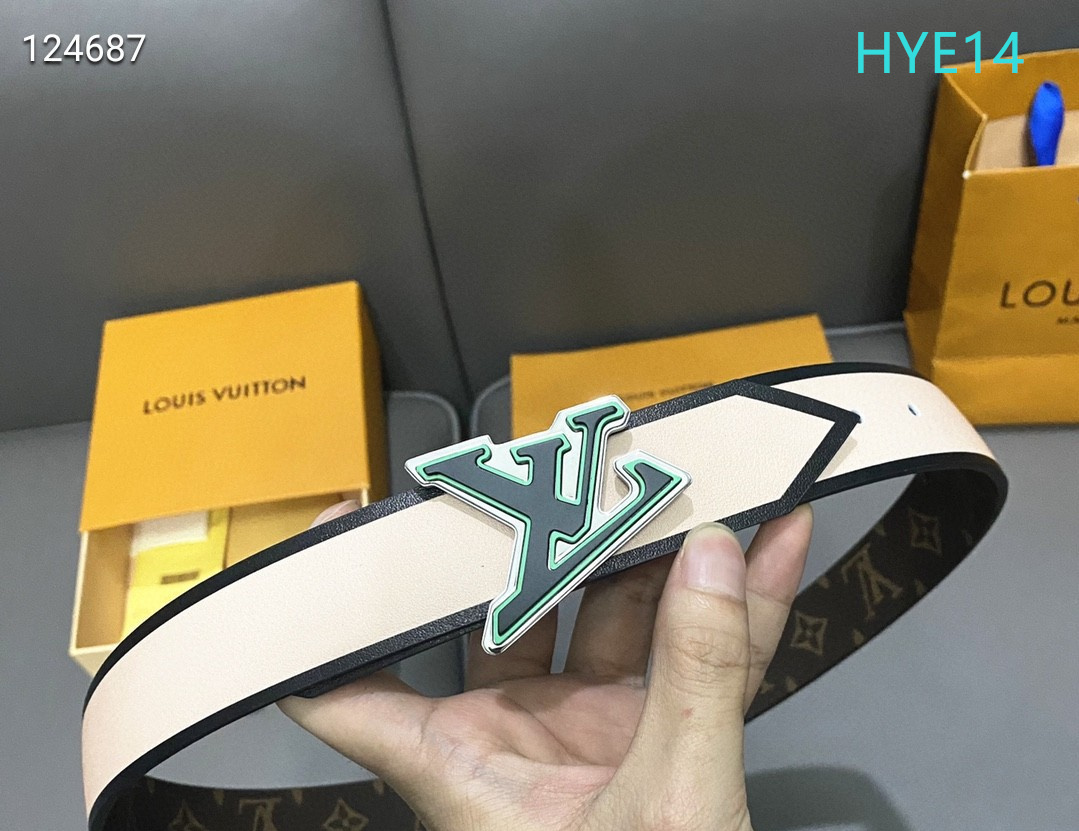 LV belt 34mmX95-125cm XH (93)