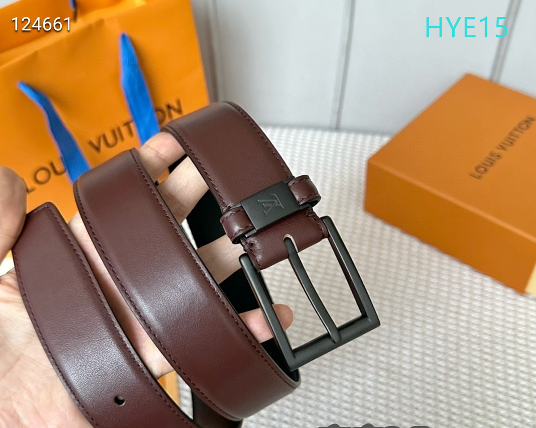 LV belt 34mmX95-125cm XH (97)