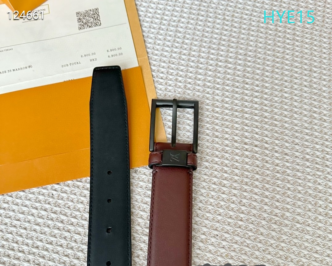 LV belt 34mmX95-125cm XH (99)