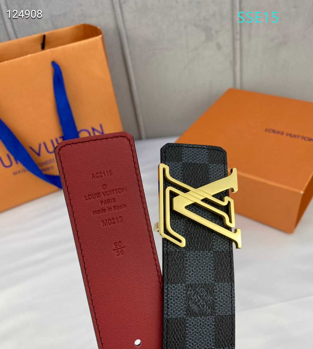 LV belt 40mmX100-125cm XH (190)