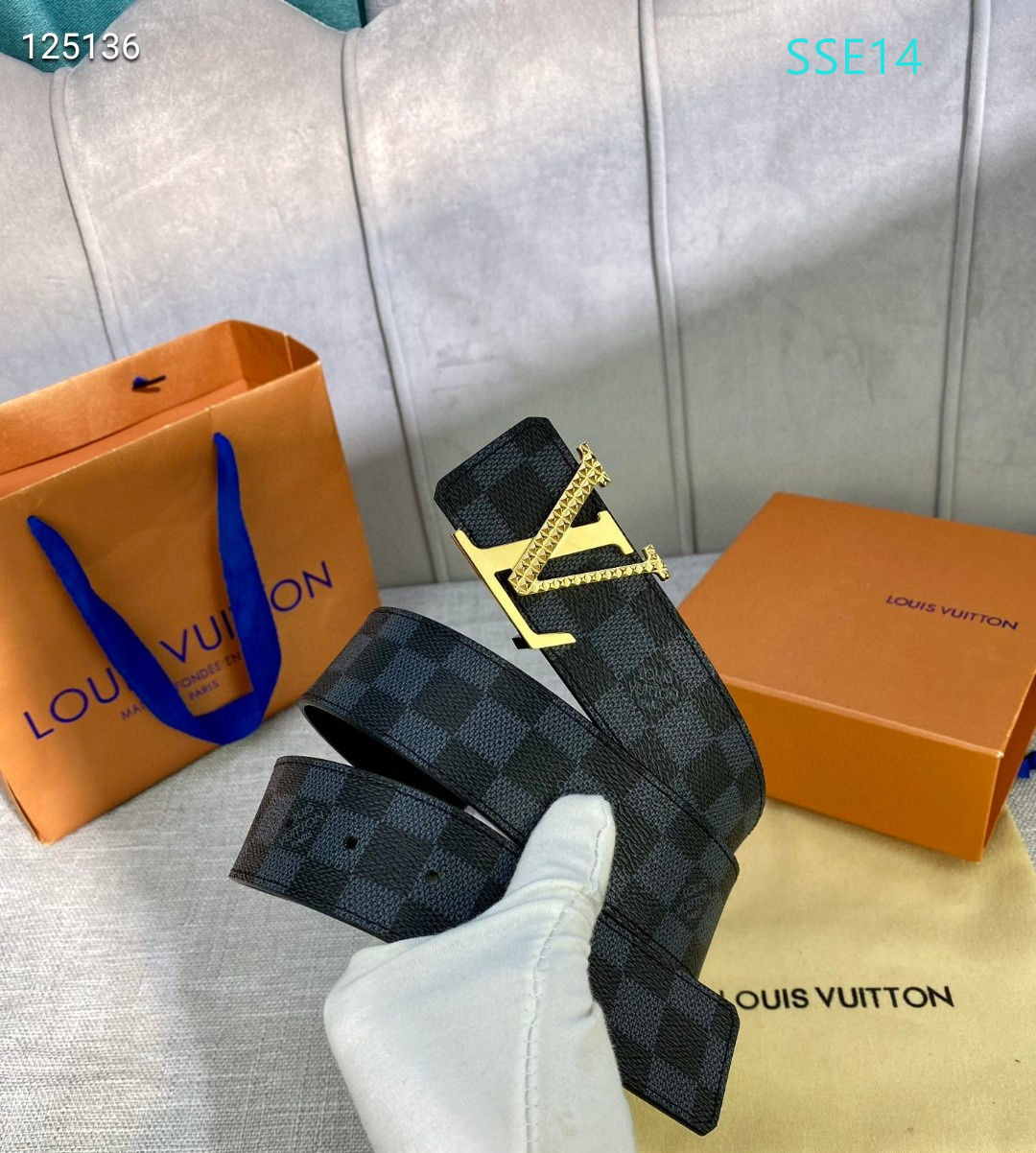 LV belt 40mmX100-125cm XH (209)