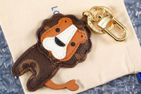 LV keyring 咖啡皮狮子 (3)