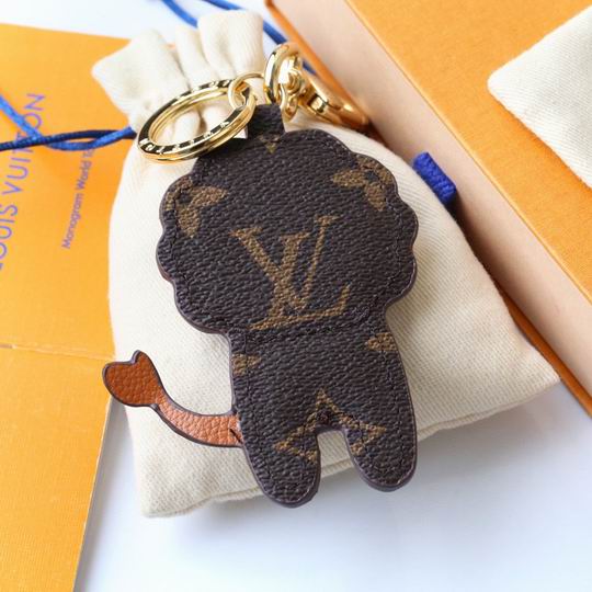 LV keyring 咖啡皮狮子 (9)