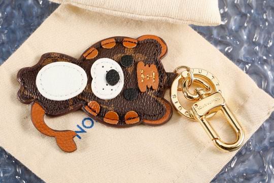 LV keyring 咖啡皮老虎 (2)