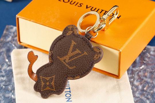 LV keyring 咖啡皮老虎 (5)