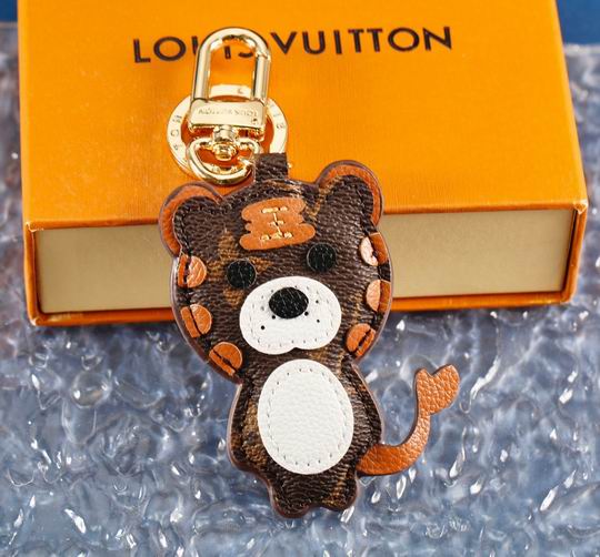 LV keyring 咖啡皮老虎 (6)