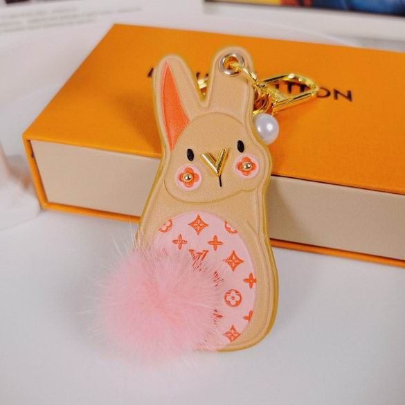 LV keyring 水貂毛兔子 (4)