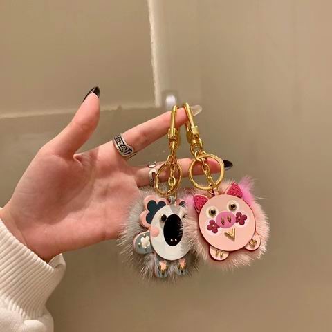 V keyring 粉猪,考拉,猫咪,熊猫 (9)
