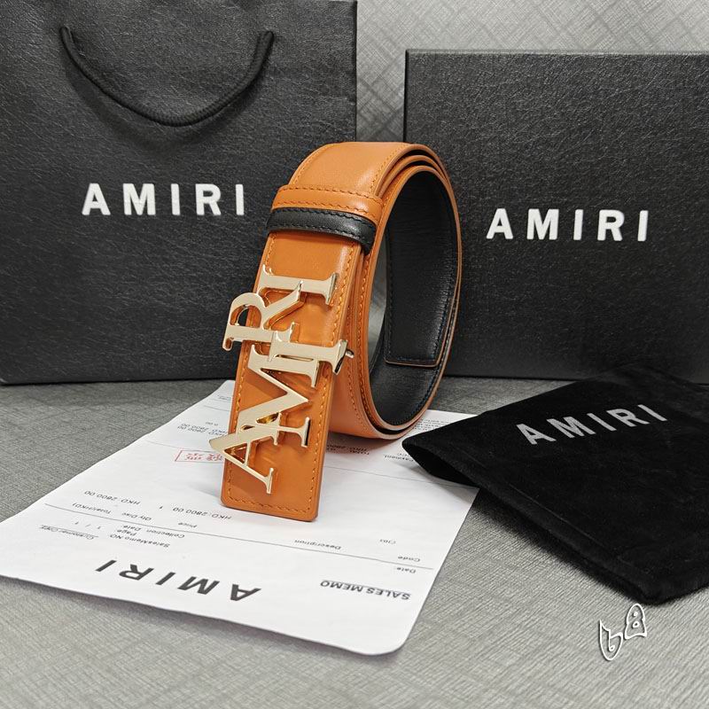 Amiri belt 38mmX90-125cm lb (15)