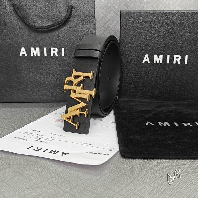 Amiri belt 38mmX90-125cm lb (20)