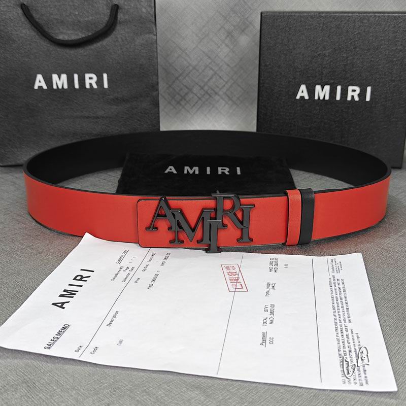 Amiri belt 38mmX90-125cm lb (22)