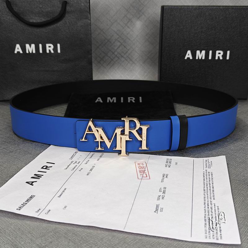 Amiri belt 38mmX90-125cm lb (25)