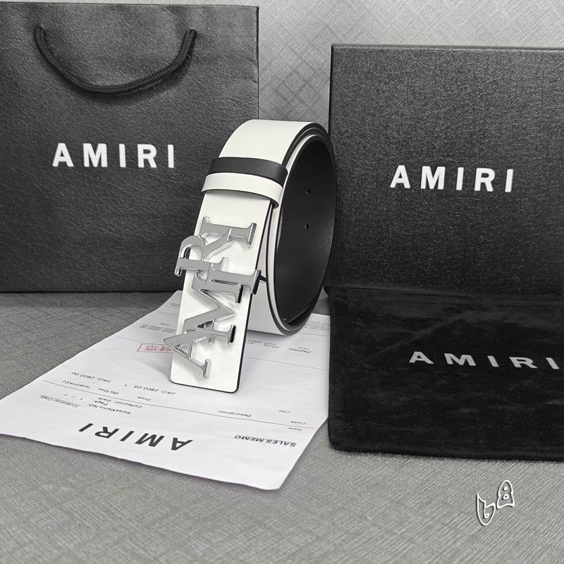 Amiri belt 38mmX90-125cm lb (29)