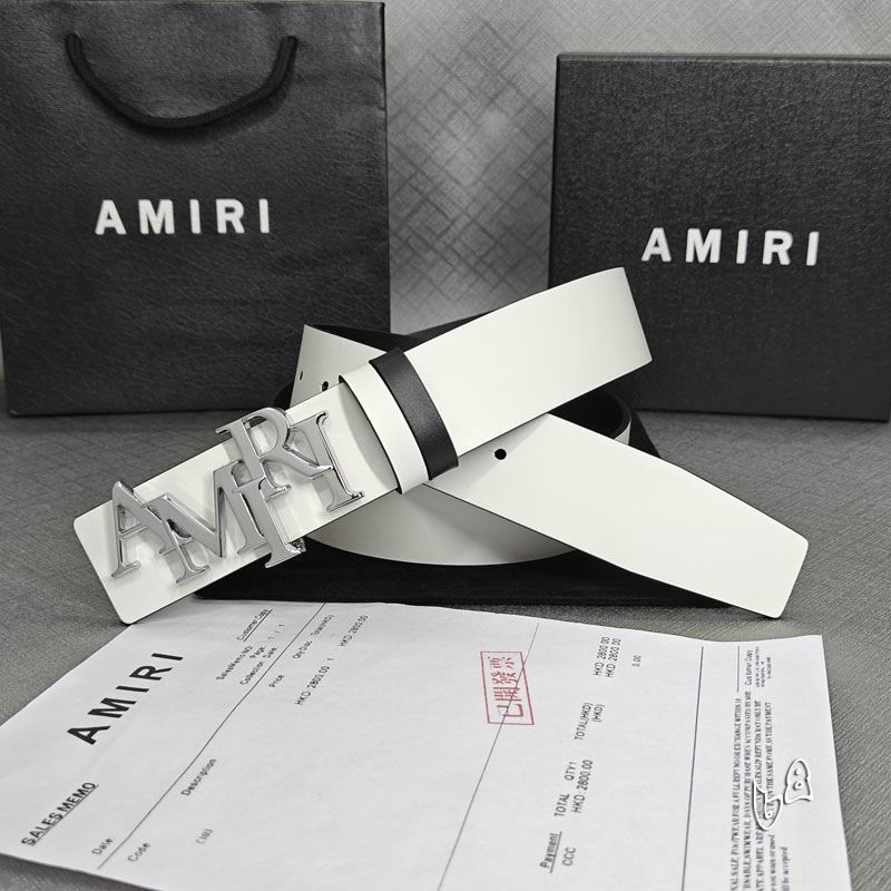 Amiri belt 38mmX90-125cm lb (30)