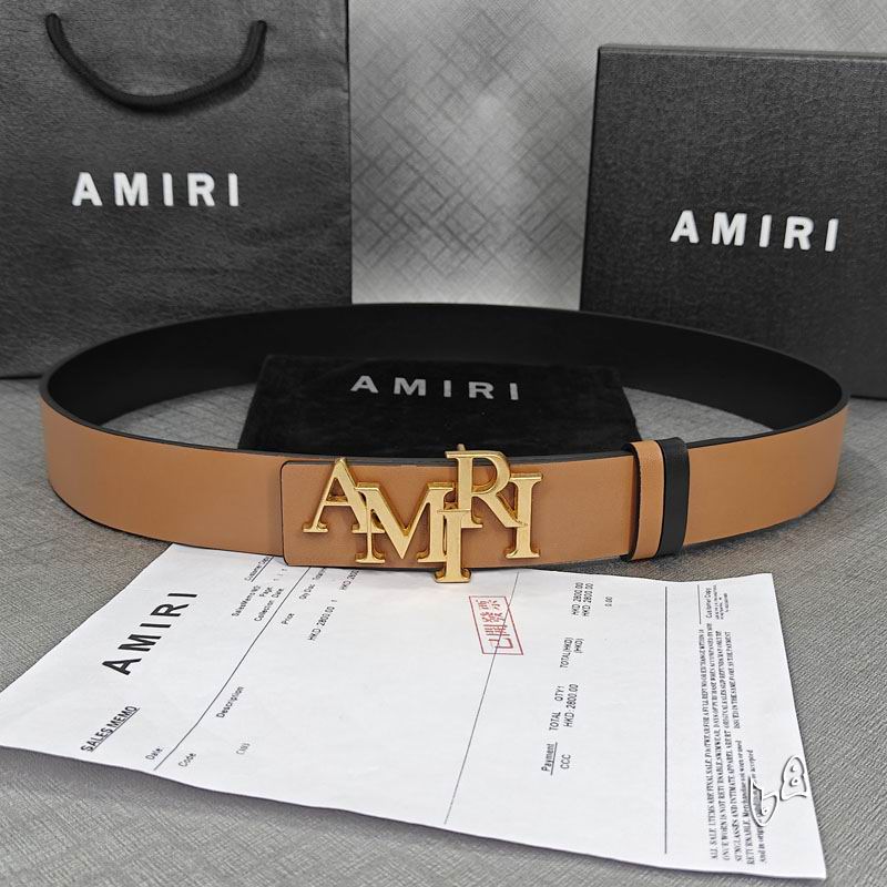 Amiri belt 38mmX90-125cm lb (31)