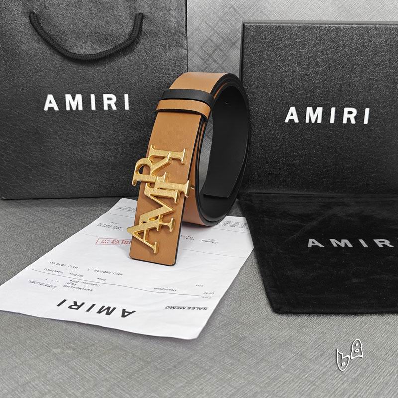 Amiri belt 38mmX90-125cm lb (32)