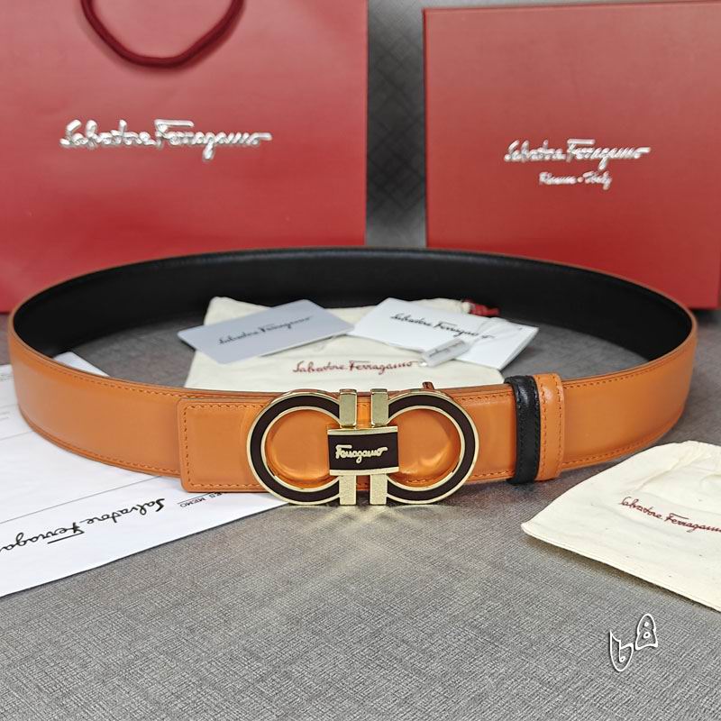 Ferragamo belt 38mmX90-125cm lb (13)