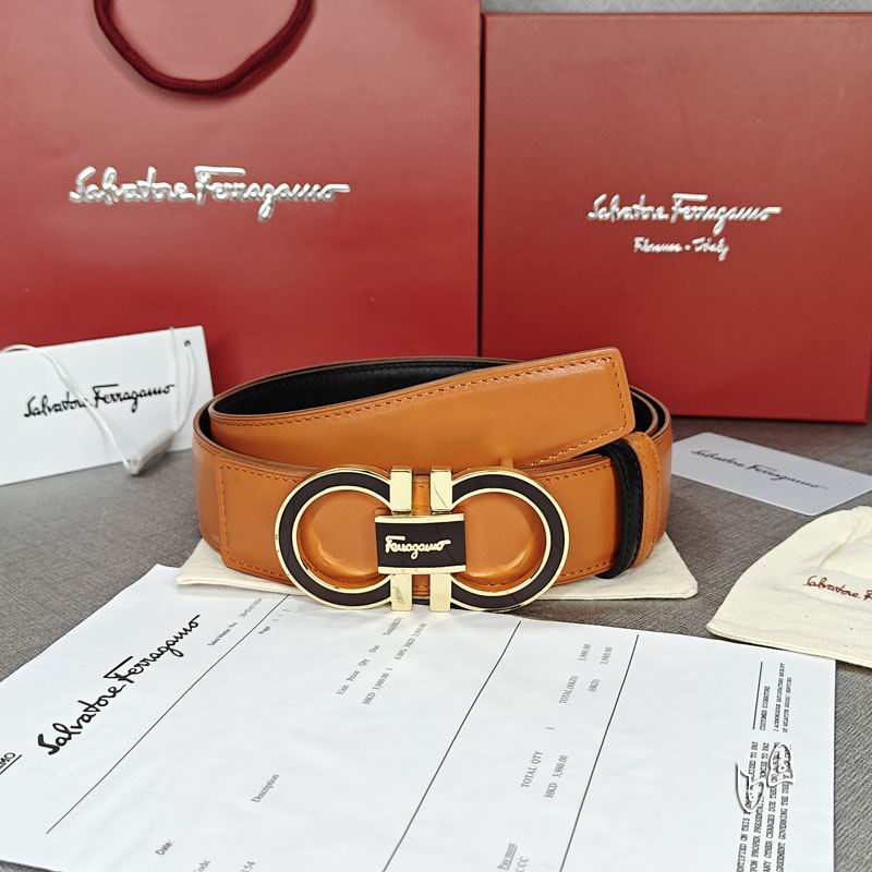 Ferragamo belt 38mmX90-125cm lb (15)