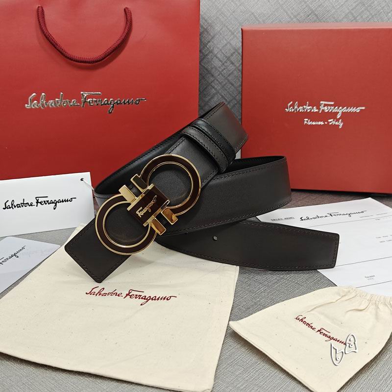 Ferragamo belt 38mmX90-125cm lb (2)
