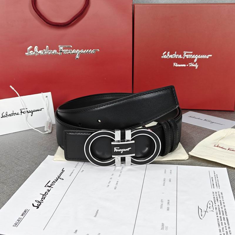 Ferragamo belt 38mmX90-125cm lb (9)