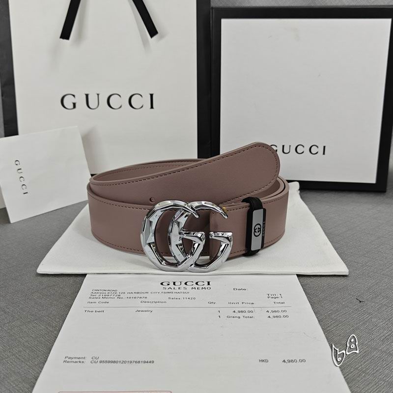 Gucci belt 38mmX90-125cm lb (12)