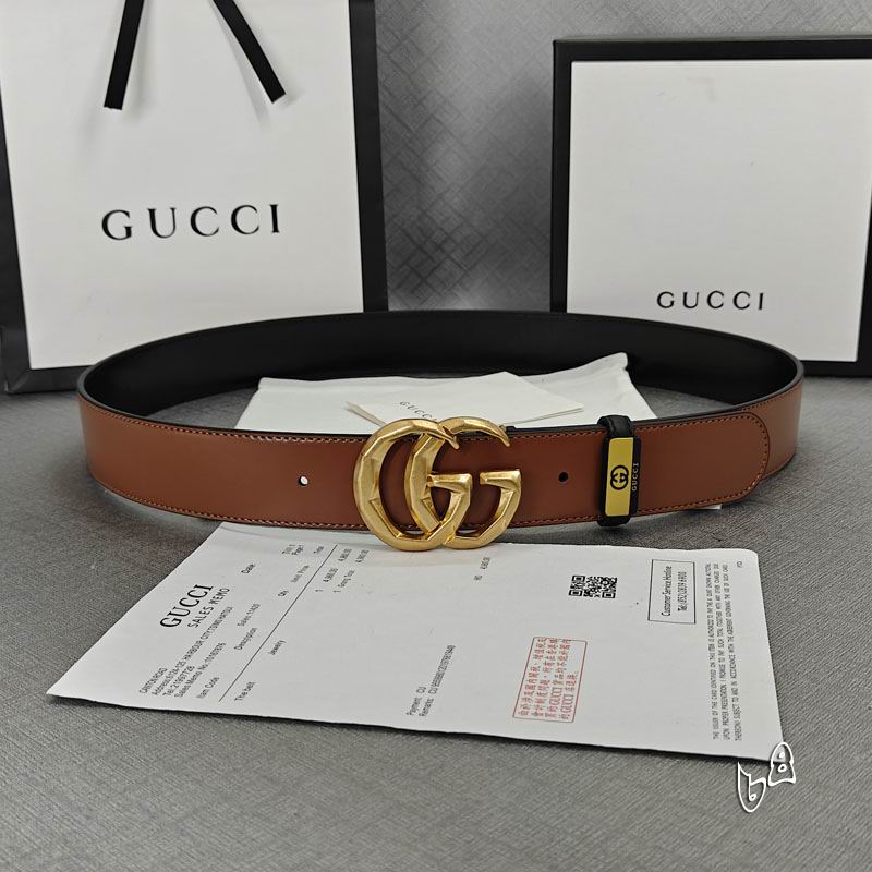 Gucci belt 38mmX90-125cm lb (13)