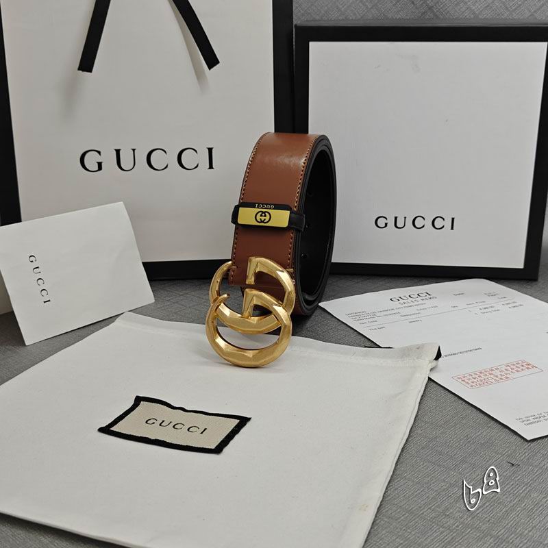Gucci belt 38mmX90-125cm lb (14)