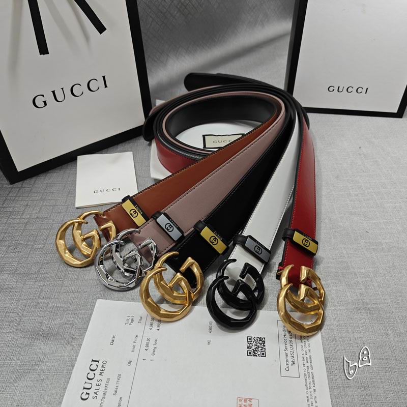 Gucci belt 38mmX90-125cm lb (17)