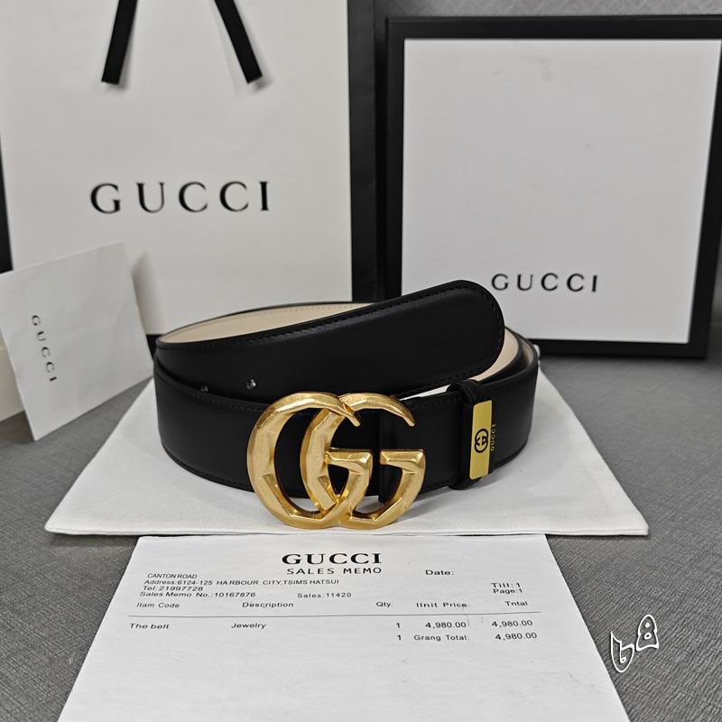 Gucci belt 38mmX90-125cm lb (20)