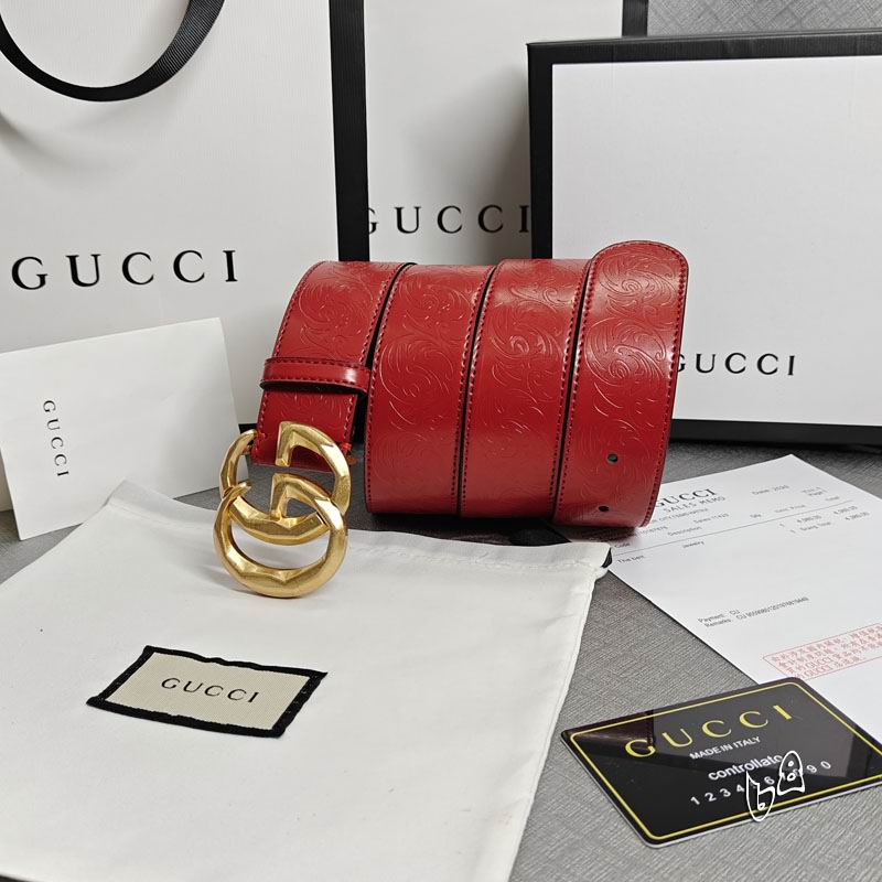 Gucci belt 38mmX90-125cm lb (22)