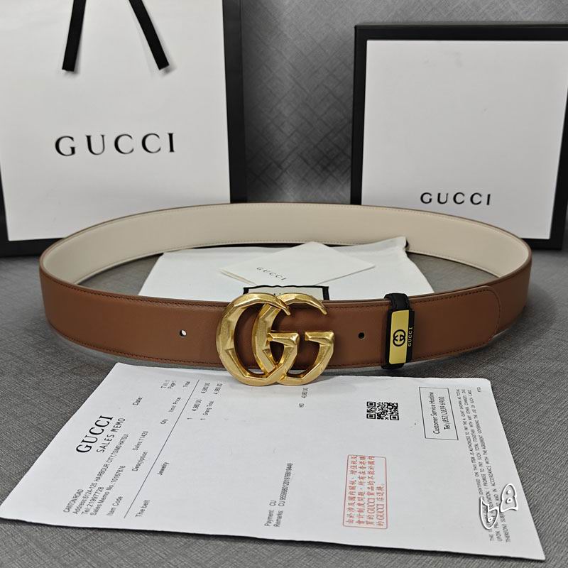 Gucci belt 38mmX90-125cm lb (24)
