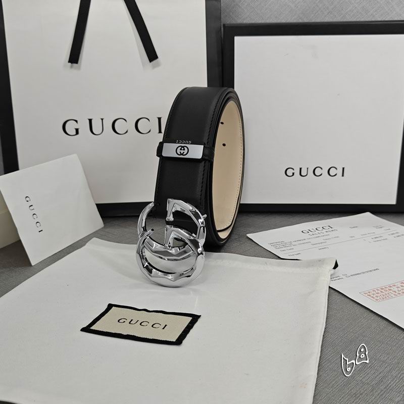 Gucci belt 38mmX90-125cm lb (28)