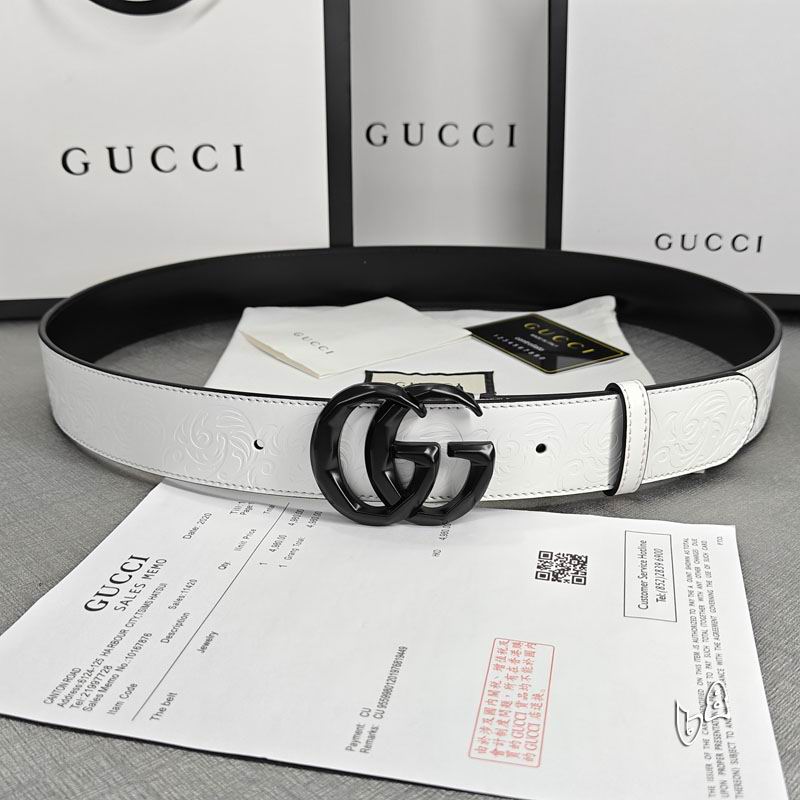 Gucci belt 38mmX90-125cm lb (30)