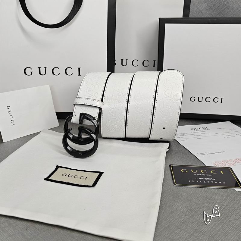 Gucci belt 38mmX90-125cm lb (31)