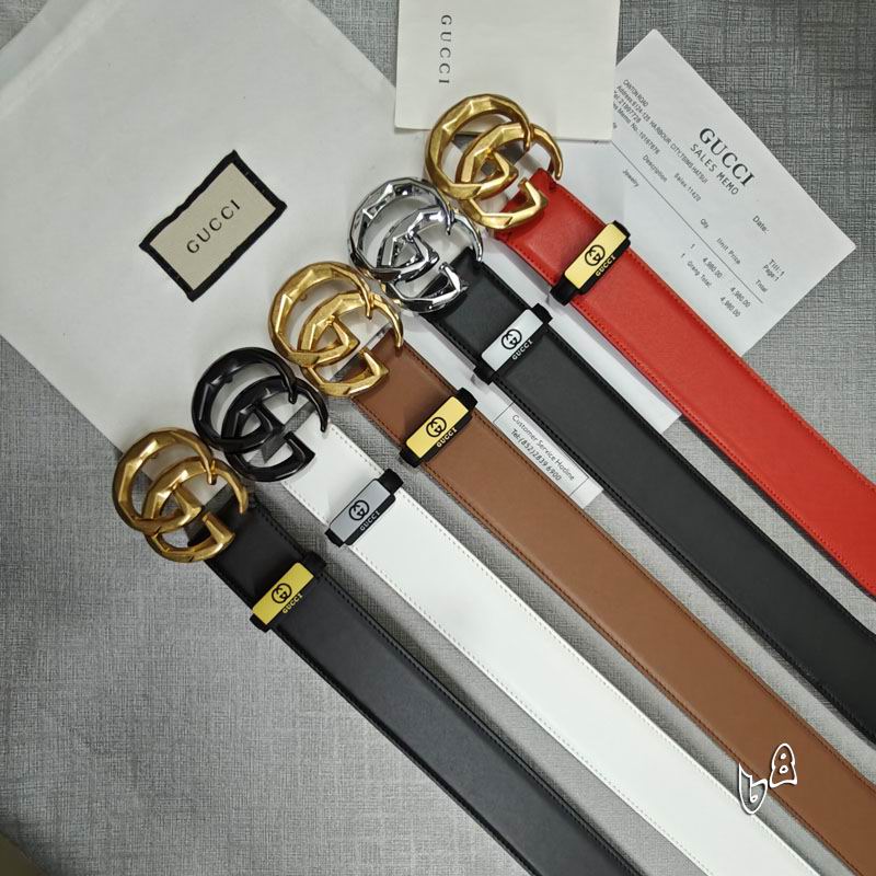 Gucci belt 38mmX90-125cm lb (33)