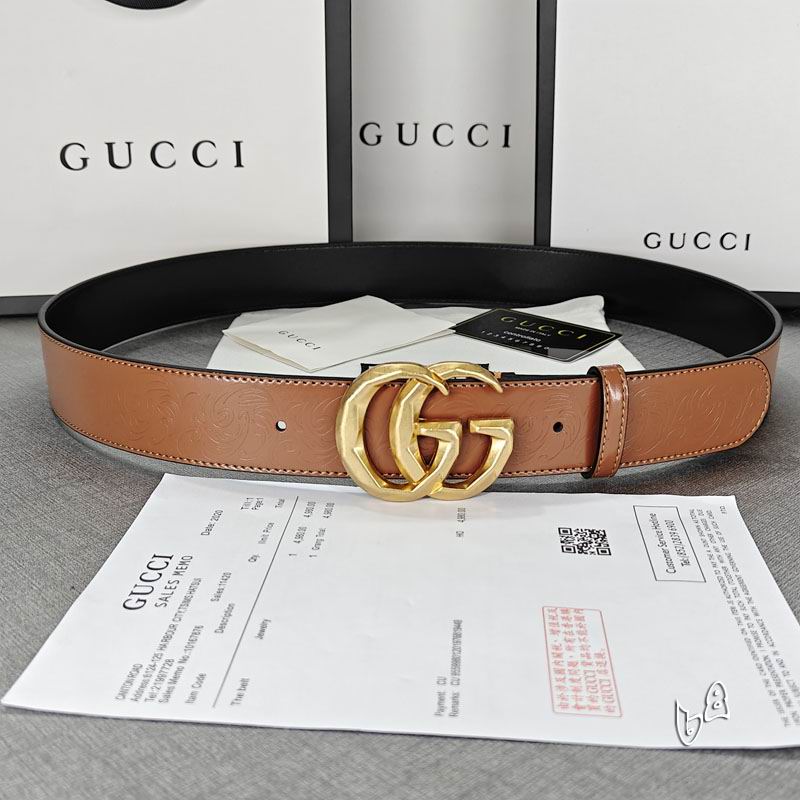 Gucci belt 38mmX90-125cm lb (36)