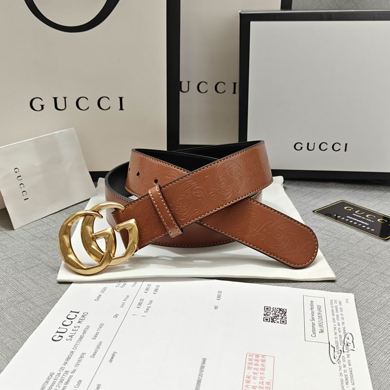 Gucci belt 38mmX90-125cm lb (38)