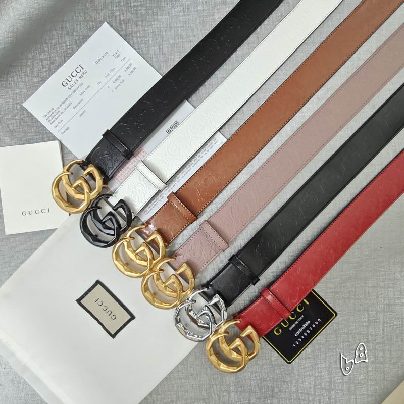 Gucci belt 38mmX90-125cm lb (39)