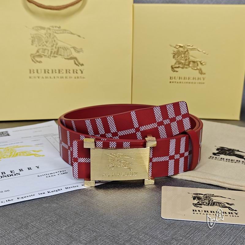 Burberry belt 38mmX90-125cm lb (23)