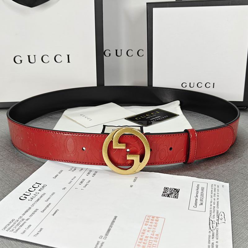 Gucci belt 38mmX90-125cm lb (10)