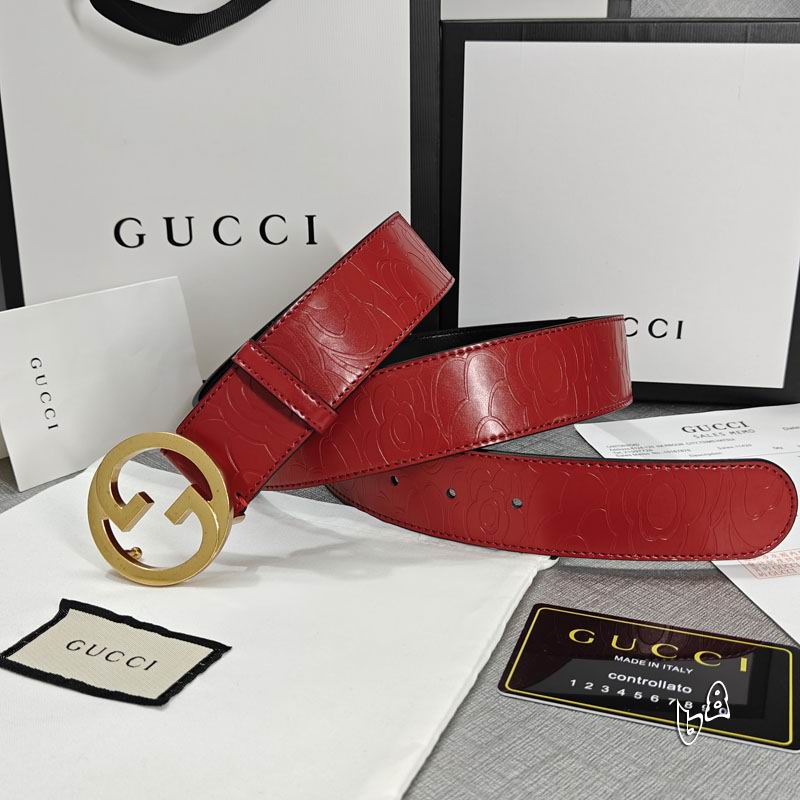 Gucci belt 38mmX90-125cm lb (11)