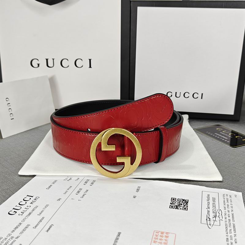 Gucci belt 38mmX90-125cm lb (12)