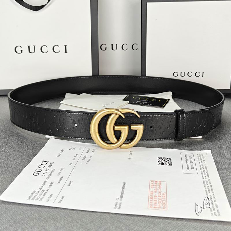 Gucci belt 38mmX90-125cm lb (13)