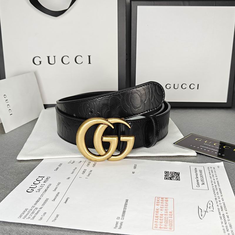 Gucci belt 38mmX90-125cm lb (15)