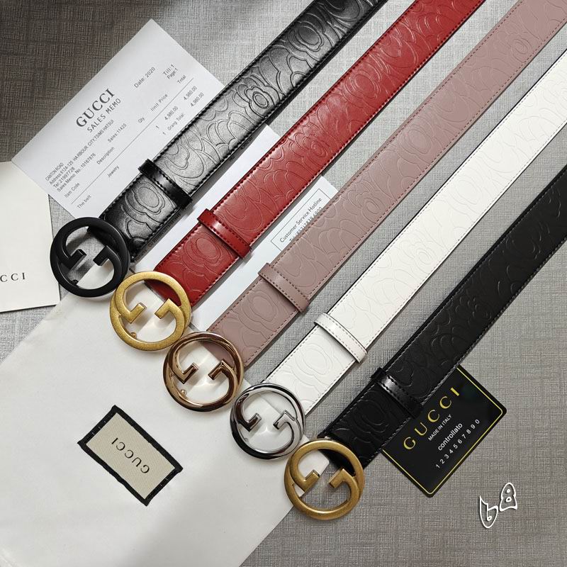 Gucci belt 38mmX90-125cm lb (16)