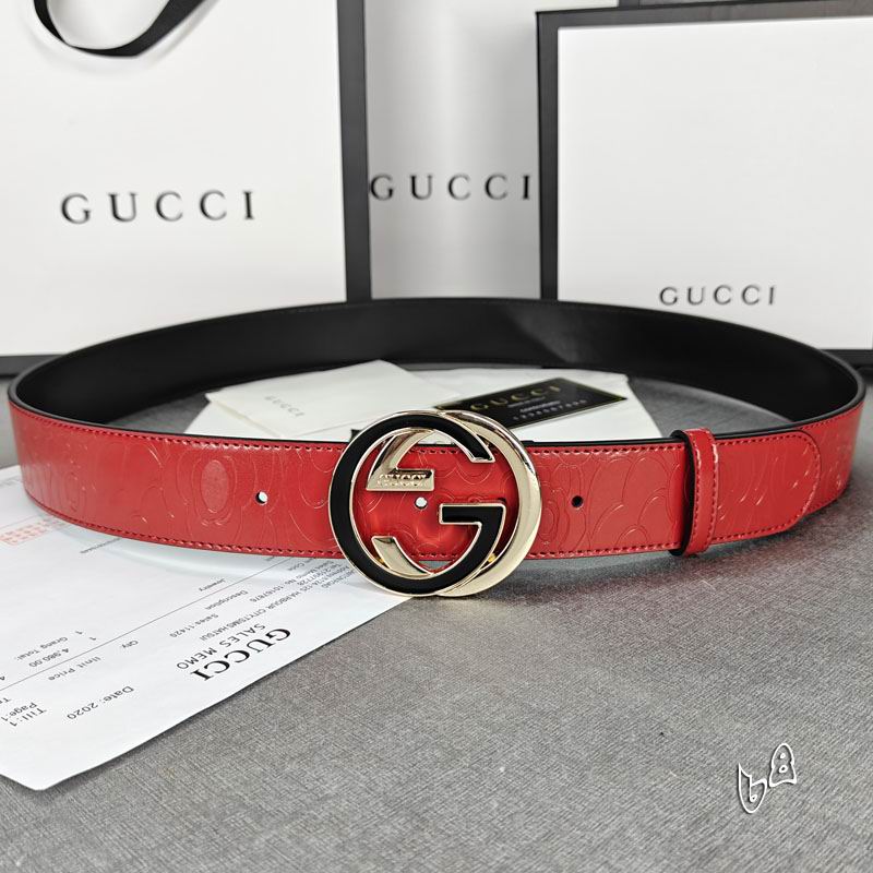 Gucci belt 38mmX90-125cm lb (18)