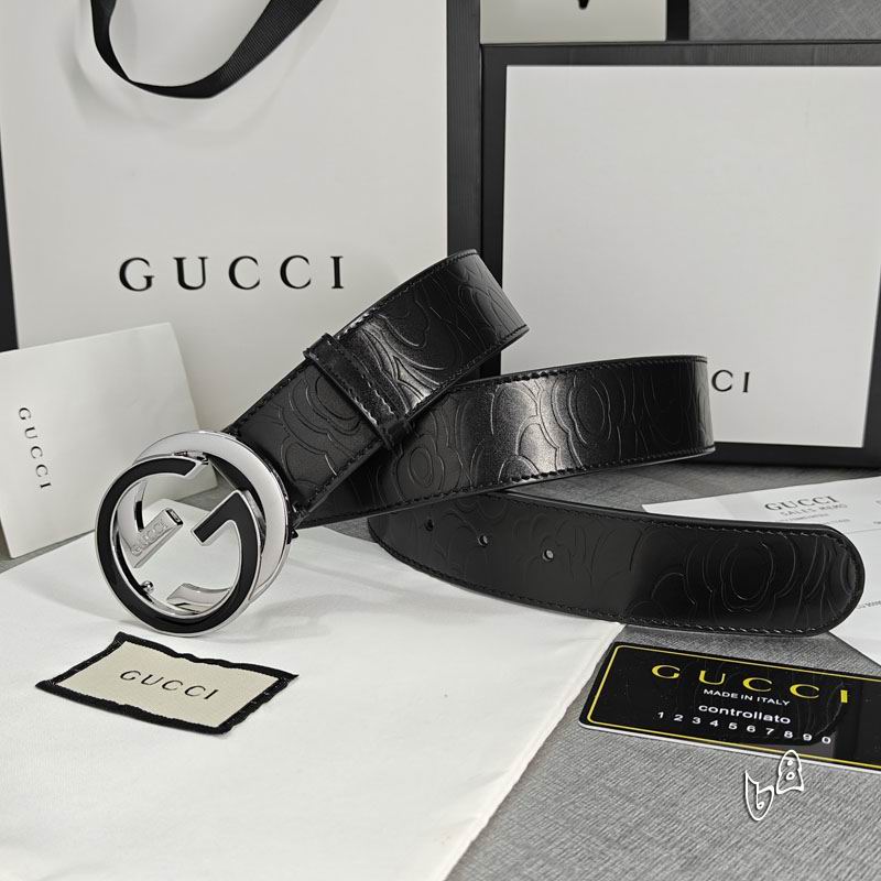 Gucci belt 38mmX90-125cm lb (28)
