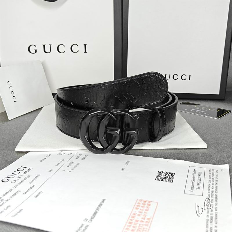 Gucci belt 38mmX90-125cm lb (29)